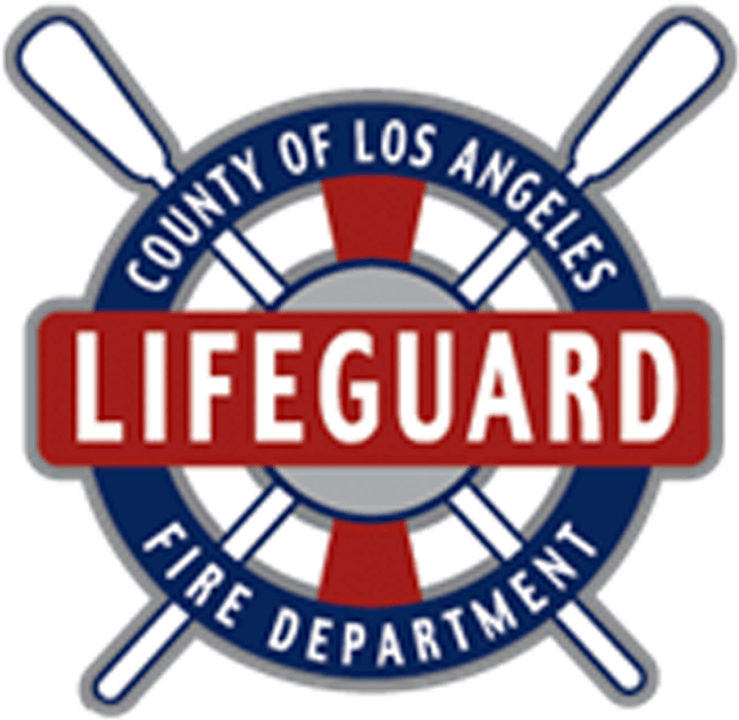 Countyfirelifeguard - La City Lifeguard Logo (800x728), Png Download
