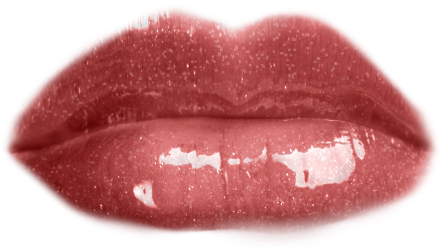 Eveline Lip Gloss Lovers Ultra Shine No - Transparent Background Clipart Red Lips Png (510x386), Png Download
