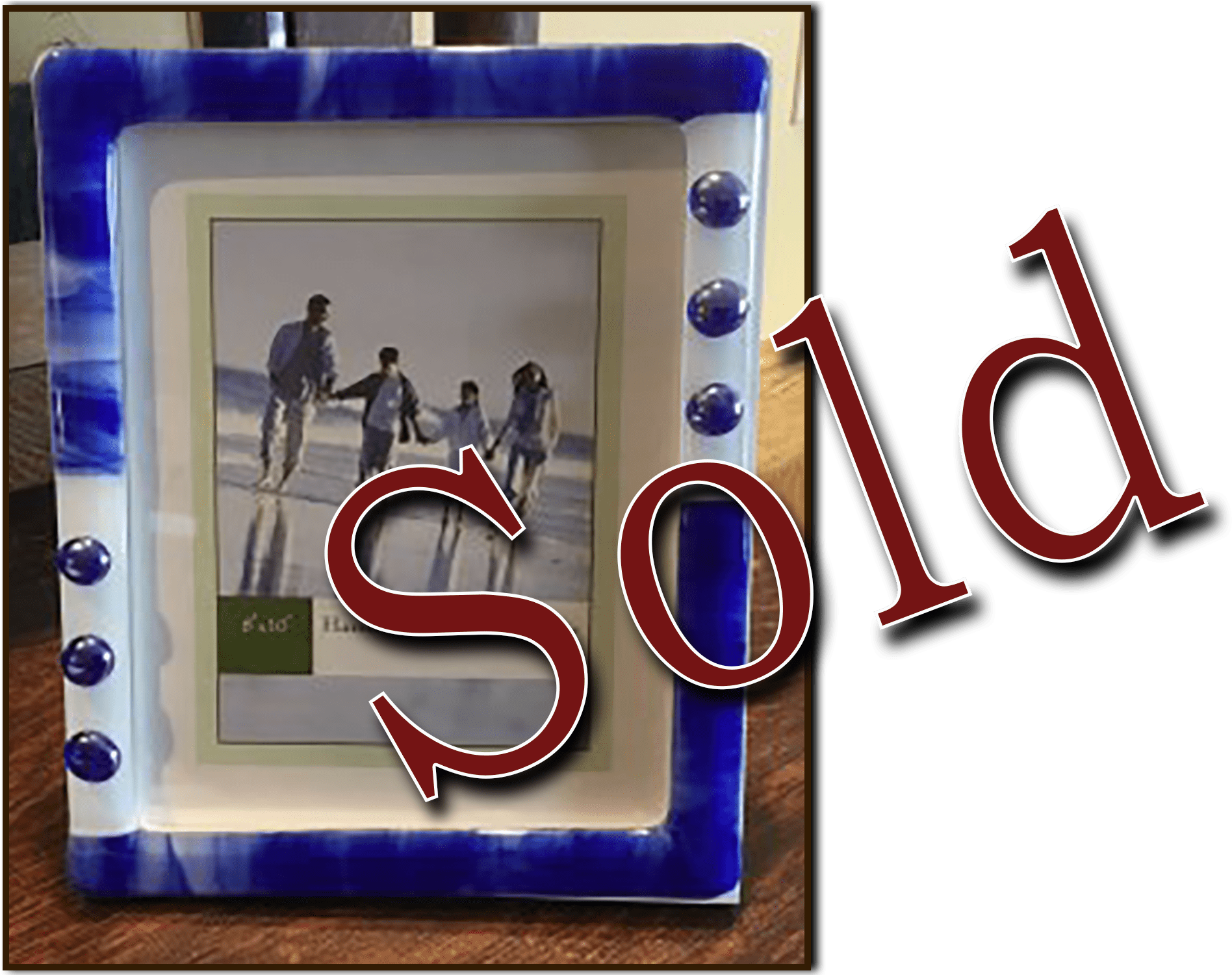 Sold Blue Frame - Picture Frame (2000x1500), Png Download