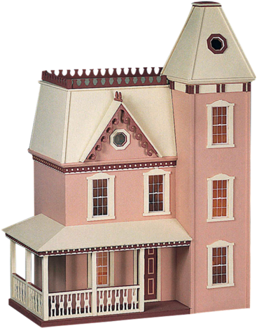 Lilliput Apple Blossom Dollhouse Kit Smooth Plywood Dollhouse Full Size Png Download Seekpng