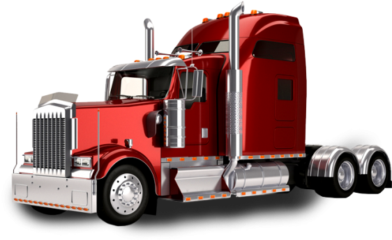 Truck Cars - Tractor De Trailer Png (564x360), Png Download
