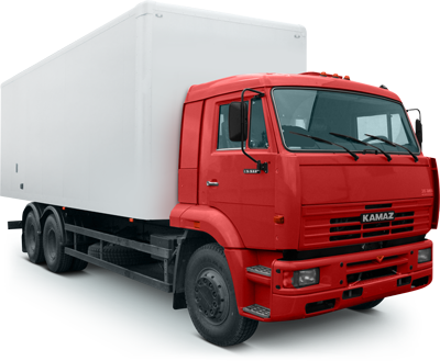 Truck Red Png (400x329), Png Download