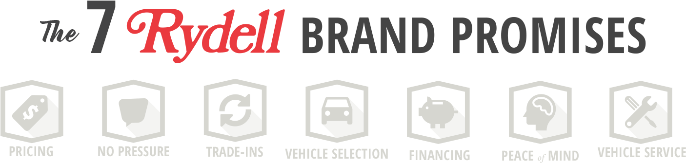 One Low Price, Plain & Simple, Always - Rydell Cars (1414x380), Png Download