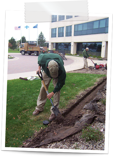 How To Install Lawn Edging - Install Landscape Edging (383x529), Png Download