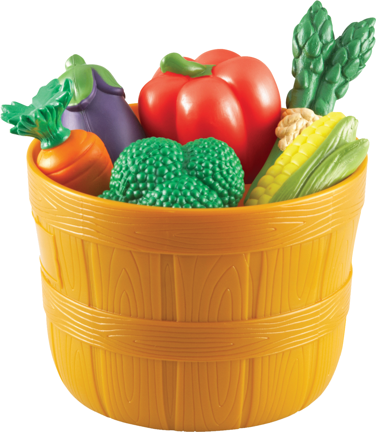 Cesta De Verduras - Learning Resources New Sprouts Bushel Of Veggies (1853x1658), Png Download