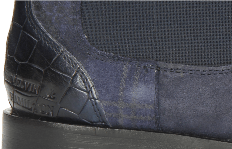 Ankle Boots Amelie 13 Crock Navy Lima Night Blue - Slip-on Shoe (477x477), Png Download