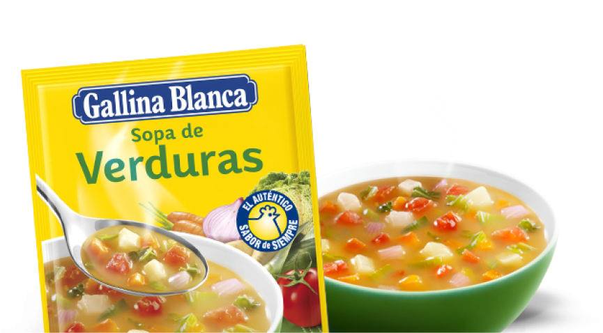 Sopa De Verduras - Sopa A La Jardinera (960x521), Png Download