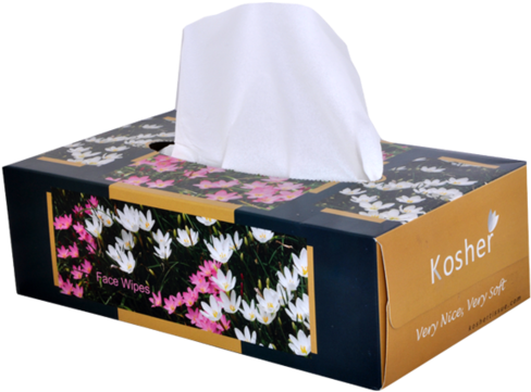Plain Facial Tissue Paper - Facial Tissue (500x368), Png Download