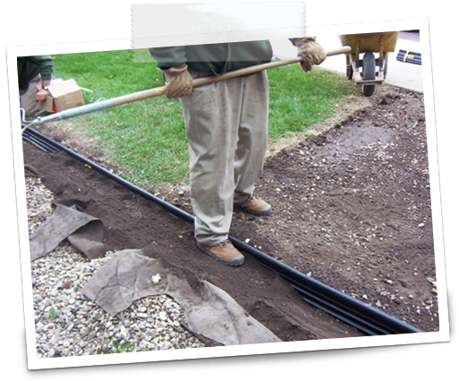 How To Install Lawn Edging - Landscaping Lawn Edging (513x426), Png Download