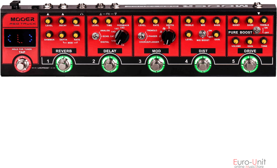 Product Sku - Mooer Red Truck Pedal (900x900), Png Download