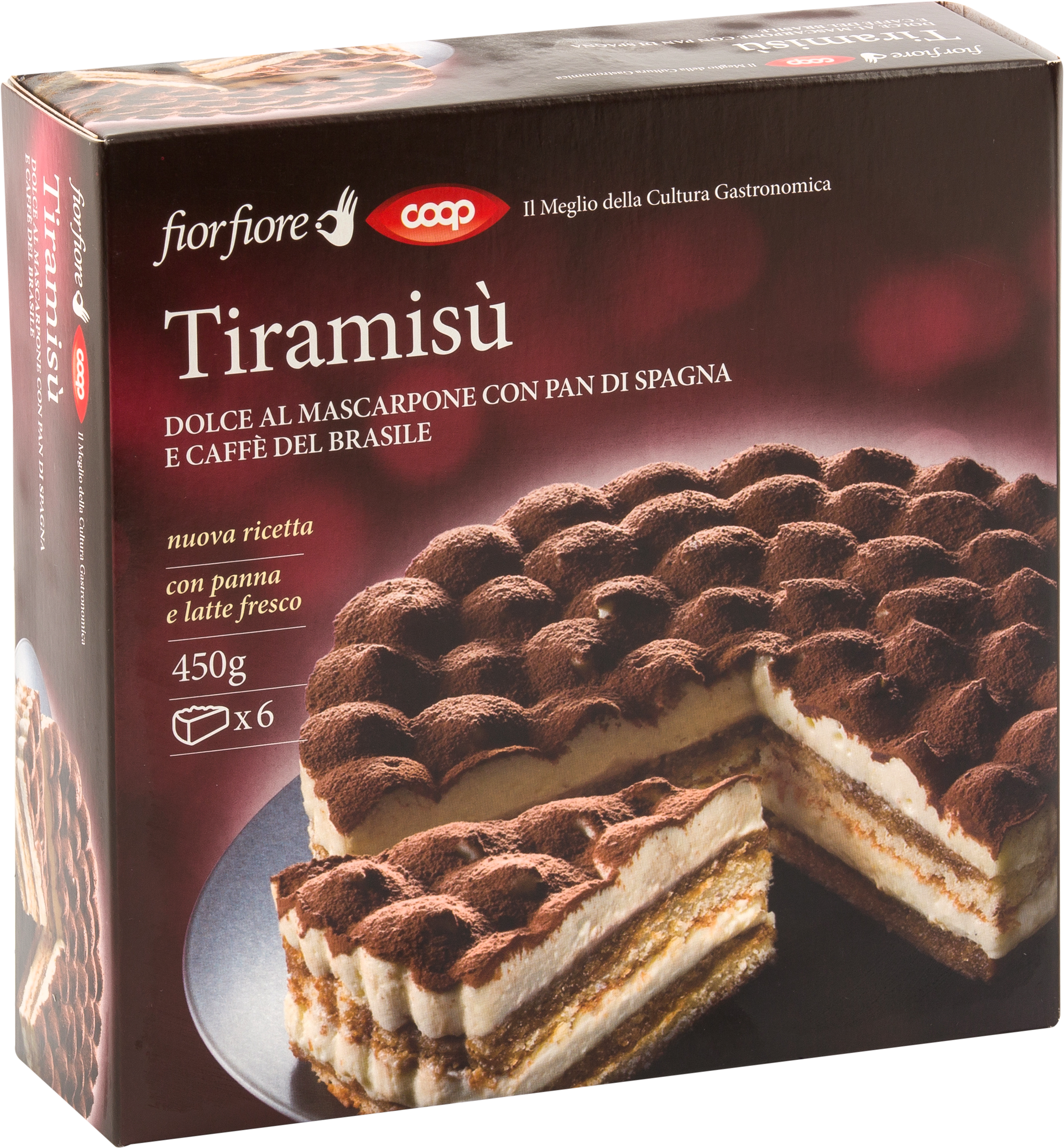 Tiramisù Sponge Cake With Mascarpone Cheese And Coffee - Fior Fiore Coop Dolci (4500x3500), Png Download