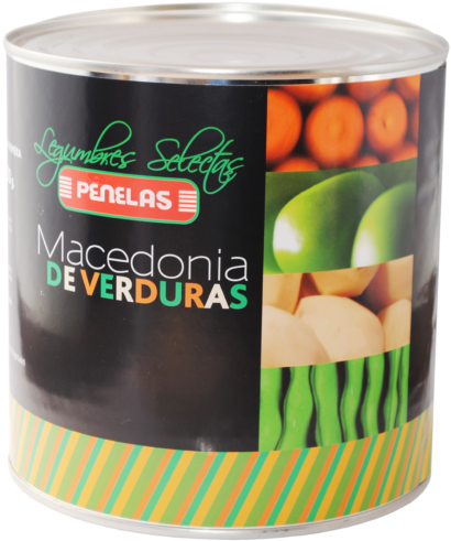 Macedonia De Verduras Cocidas - Vegetable (500x667), Png Download