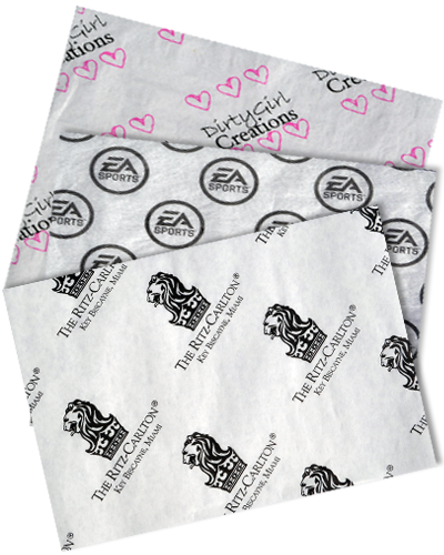 Custom Printed Tissue Paper - Custom Tissue Paper (400x500), Png Download