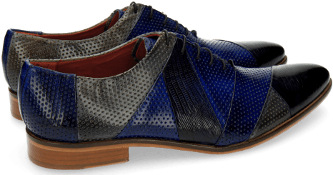 Oxford Shoes Toni 20 Lizzard Perfo Navy Blue - Tarbes (477x477), Png Download