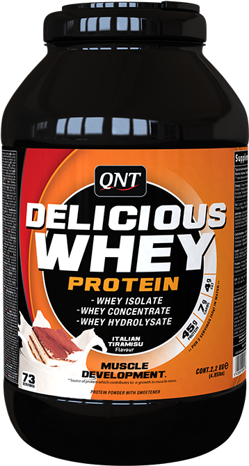 Qnt Direct Delicious Whey Tiramisu 2,2 Kg - Qnt Delicious Whey Protein Mango (768x768), Png Download