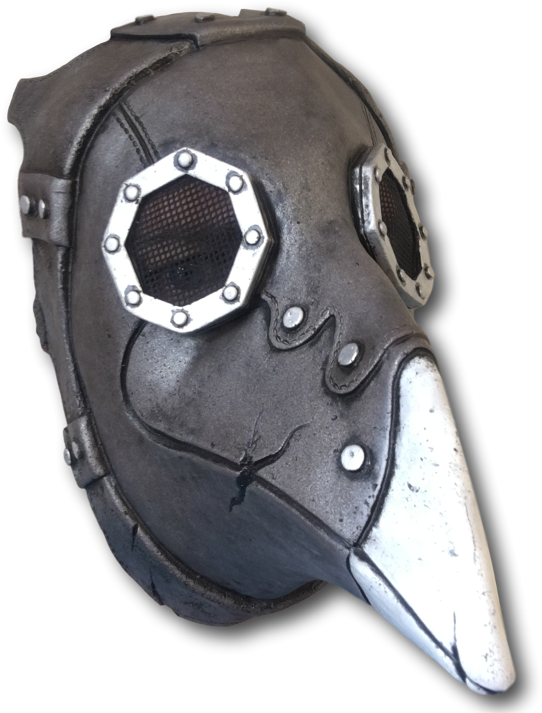Steampunk Crow Mask Rubber Johnnies Masks Png Steampunk - Plague Doctor Steampunk Mask Overhead Latex Day (1024x1024), Png Download