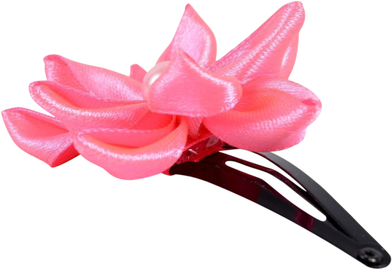 Flower Barrette Handmade Hair Clip Hair Hair Jewelry - Barrette (570x570), Png Download