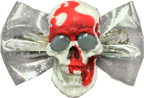 Handmade Skull Hair Clip - Barrette (1024x1024), Png Download