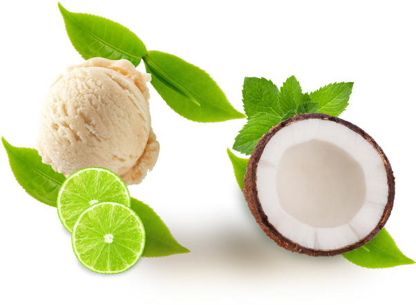 La Infaltable Fusión Tropical Del Ácido Y El Dulce - Gelato (610x549), Png Download