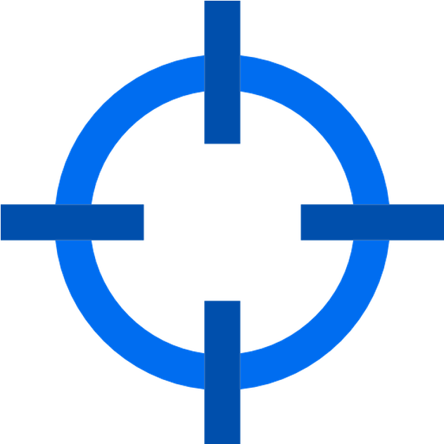 Objetivo Icono Vectorial Gratis Diseñado Por Freepik - Sniper Aim Logo Png (1200x630), Png Download