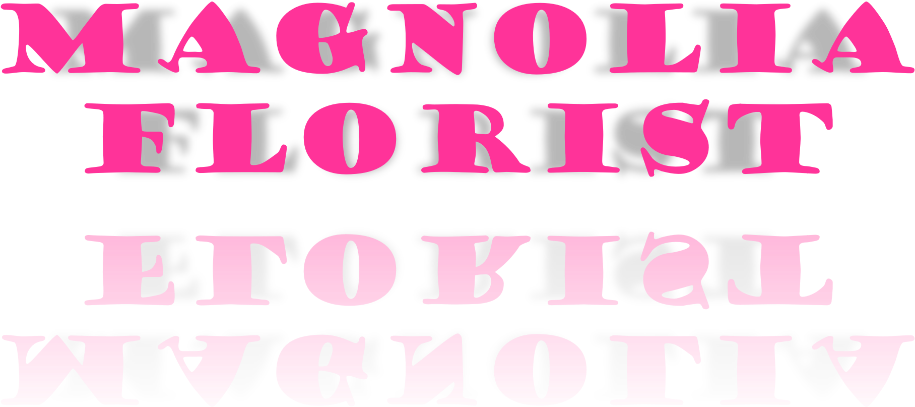 Magnolia Florist (2161x969), Png Download