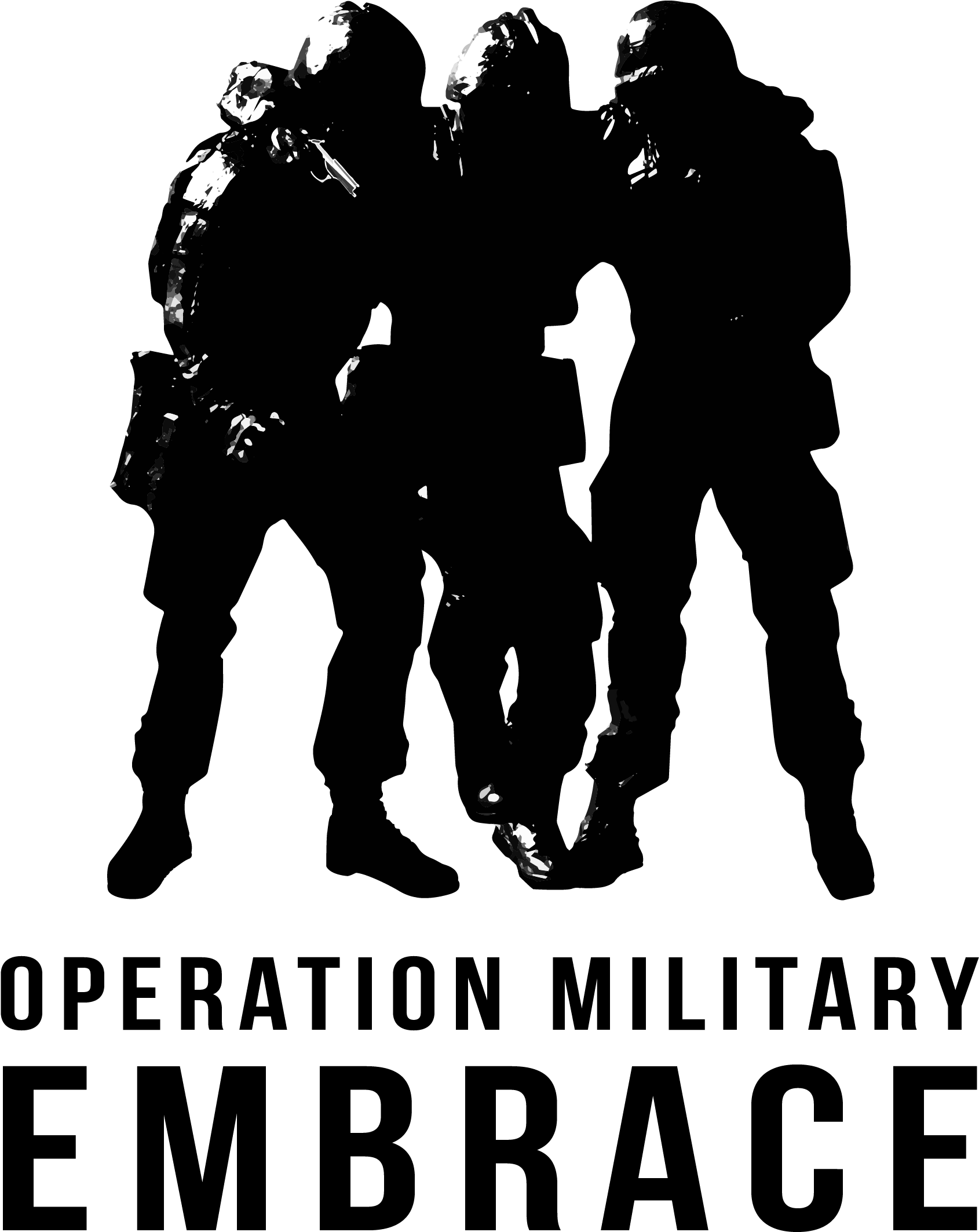 Consent For The Use Of This Iconic Image Was Provided - Operation Military Embrace Logo (1769x2201), Png Download