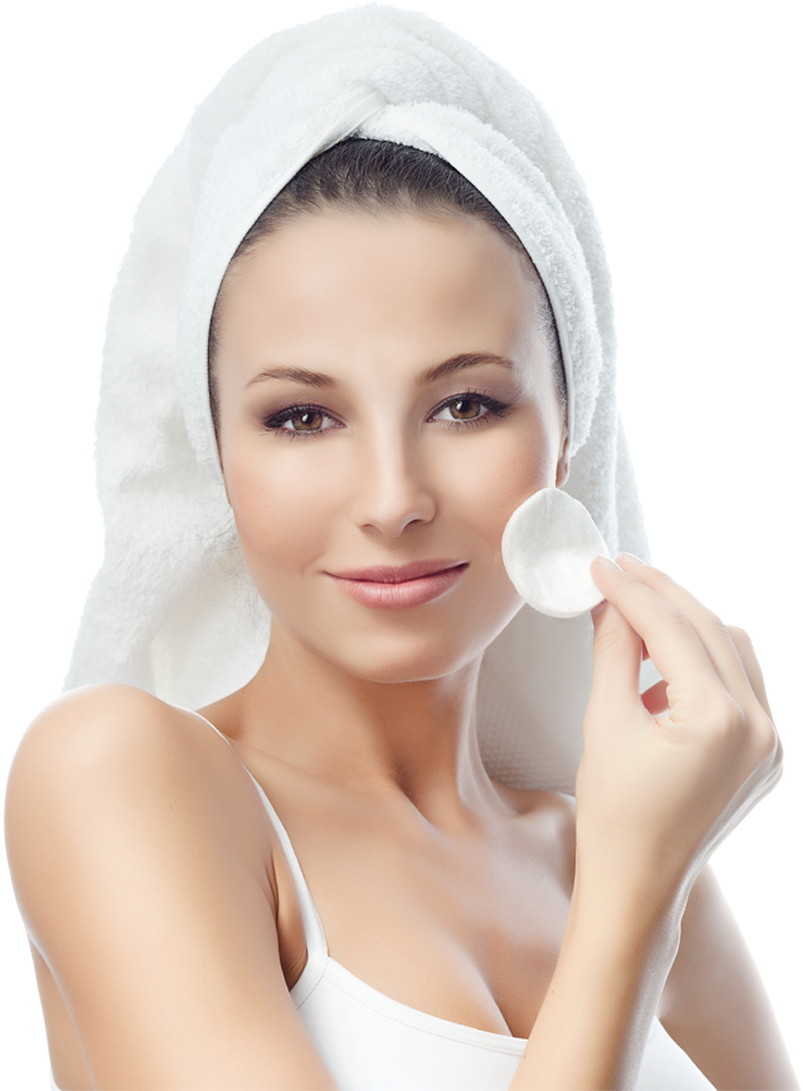 Facial - Remove Makeup By Coconut Oil & Cotton Bud (827x1090), Png Download