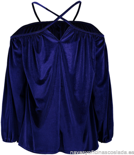 Mujer Terciopelo Suelta De Tiras Top - Top (500x500), Png Download