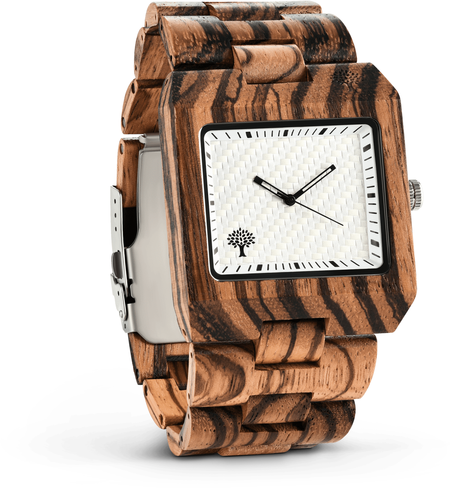 The Glenwood Wood Watch - Watch (2048x2048), Png Download