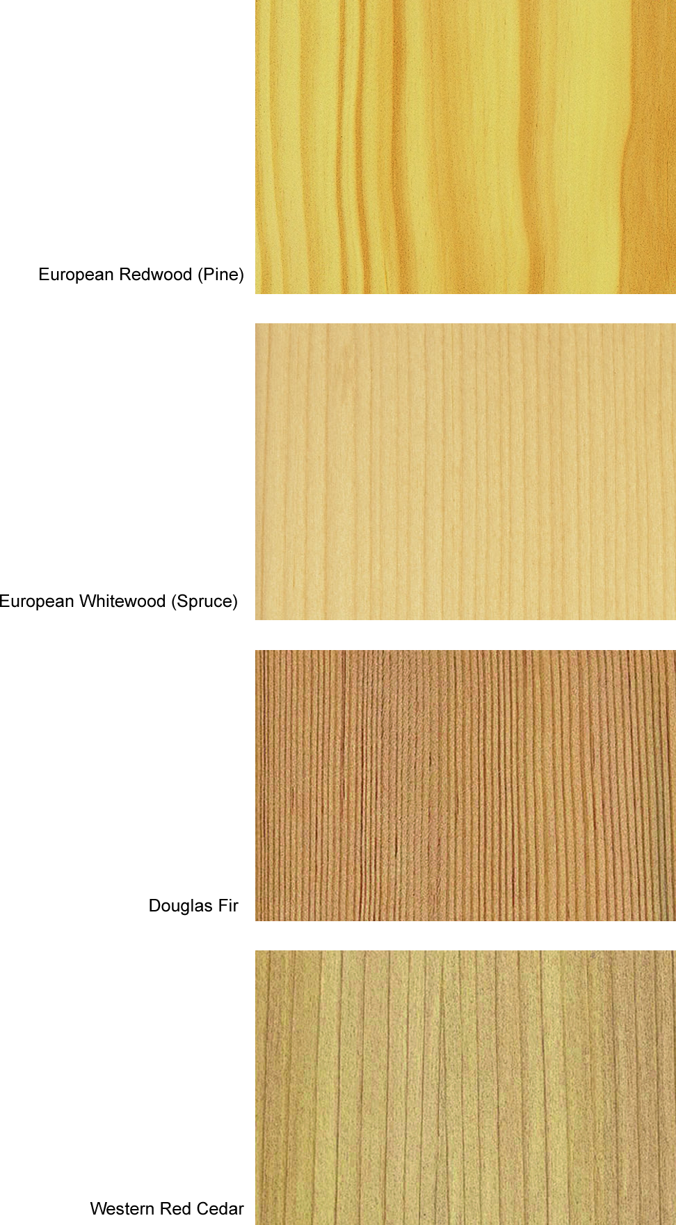 Timber Species Choosing Wood - Difference Between Redwood And Whitewood (972x1762), Png Download
