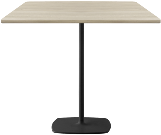 Stylus 80 Wood Square Black / Wood - End Table (550x550), Png Download