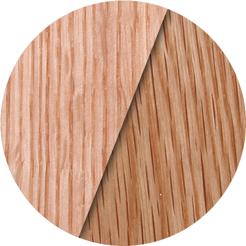 Unfinished Red Vs White Oak (500x500), Png Download