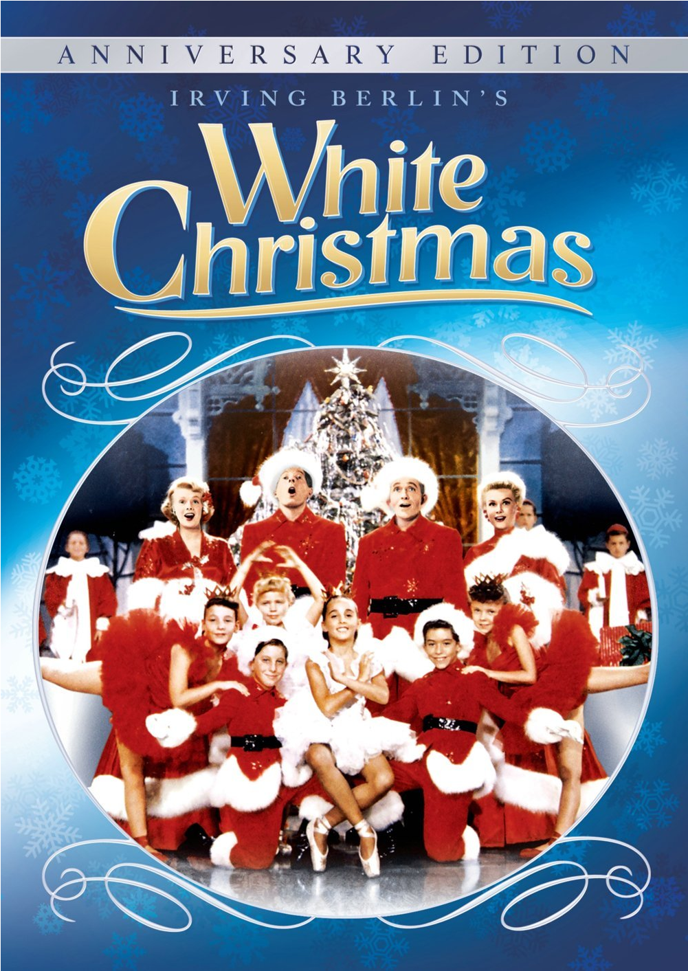 White Christmas - White Christmas Uk Dvd (2500x1412), Png Download