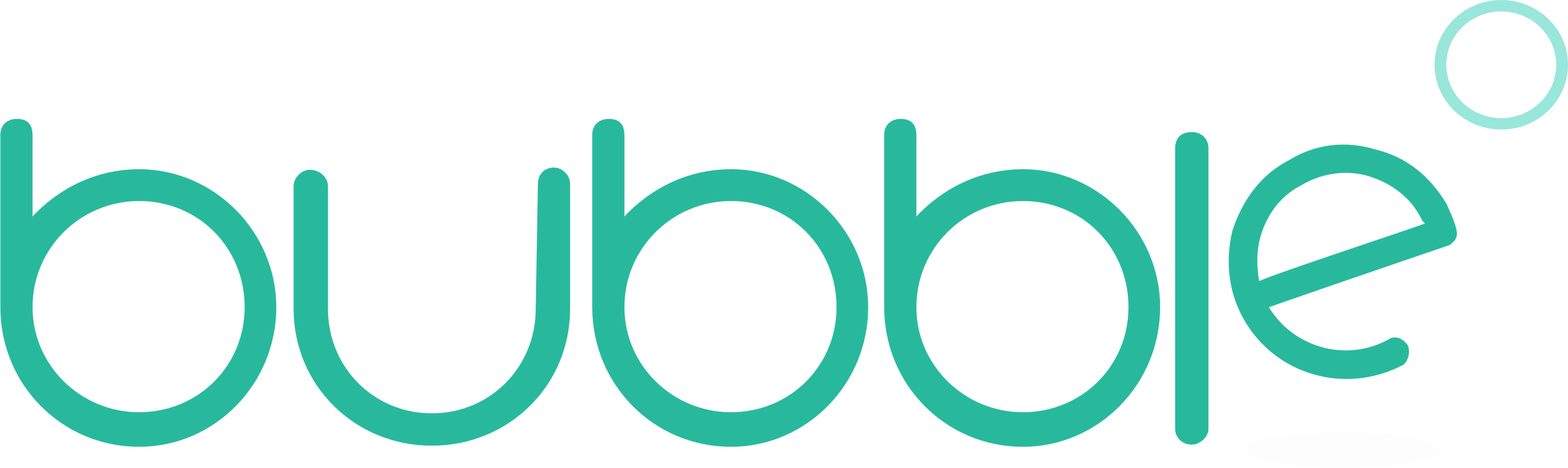 Home - Bubble Logo (2714x810), Png Download
