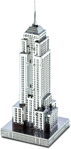 Picture Of Empire State Building - Metal Earth Empire State Building (319x620), Png Download