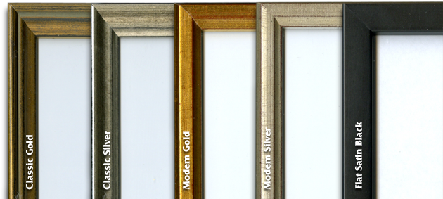 Thin Artist's Choice Frames - Bay Photo Gold Modern Frame (640x300), Png Download