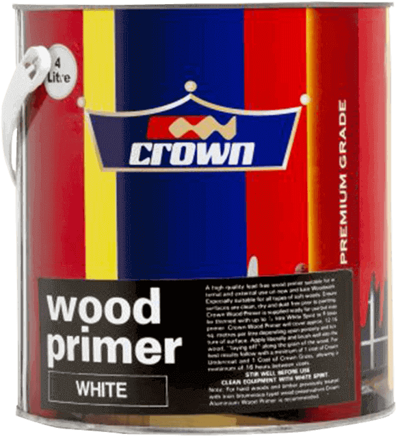 Crown White Wood Primer - Crown Berger (624x667), Png Download