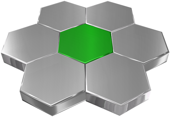 Hexágono 3d Png - Hexagon 3d Icon (900x720), Png Download