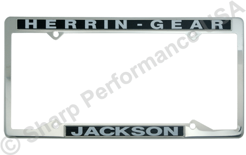 Custom Stainless Steel License Plate Frame 4 Hole Shown - Vehicle Registration Plate (500x500), Png Download