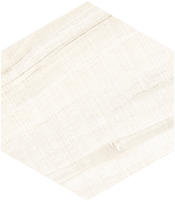 Floor Tiles Porcelain Hexágono Gamma Blanco 23x26,6 - Napkin (600x692), Png Download