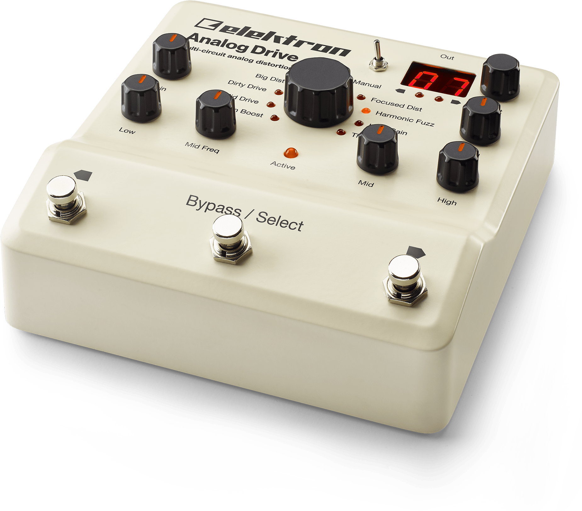 Analog Drive Gives You Eight Analog Distortion Types - Elektron Analog Drive Distortion Stompbox (1920x1622), Png Download