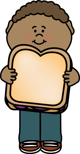 Kid With Peanut Butter And Jelly Sandwich - Clipart Peanut Butter And Jelly (259x498), Png Download