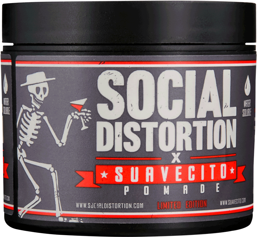Suavecito X Social Distortion Original Hold Pomade - Suavecito Pomade Social Distortion (1000x800), Png Download
