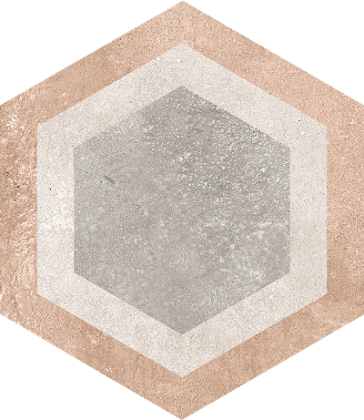 Hexágono Bushmills Multi 23x26,6 - Vives Rift Hexagono Bushmills Multicolor (400x461), Png Download