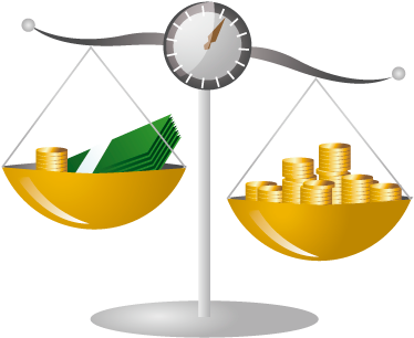 Balanza - Balanza Con Monedas Png (400x400), Png Download