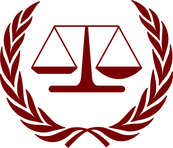 Small - Scales Of Justice Red (600x513), Png Download
