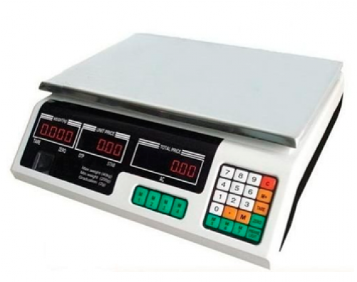 Balanza Pesa Digital 30kg Doble Visor Recargable - Electronic Price Computing Scale (500x500), Png Download