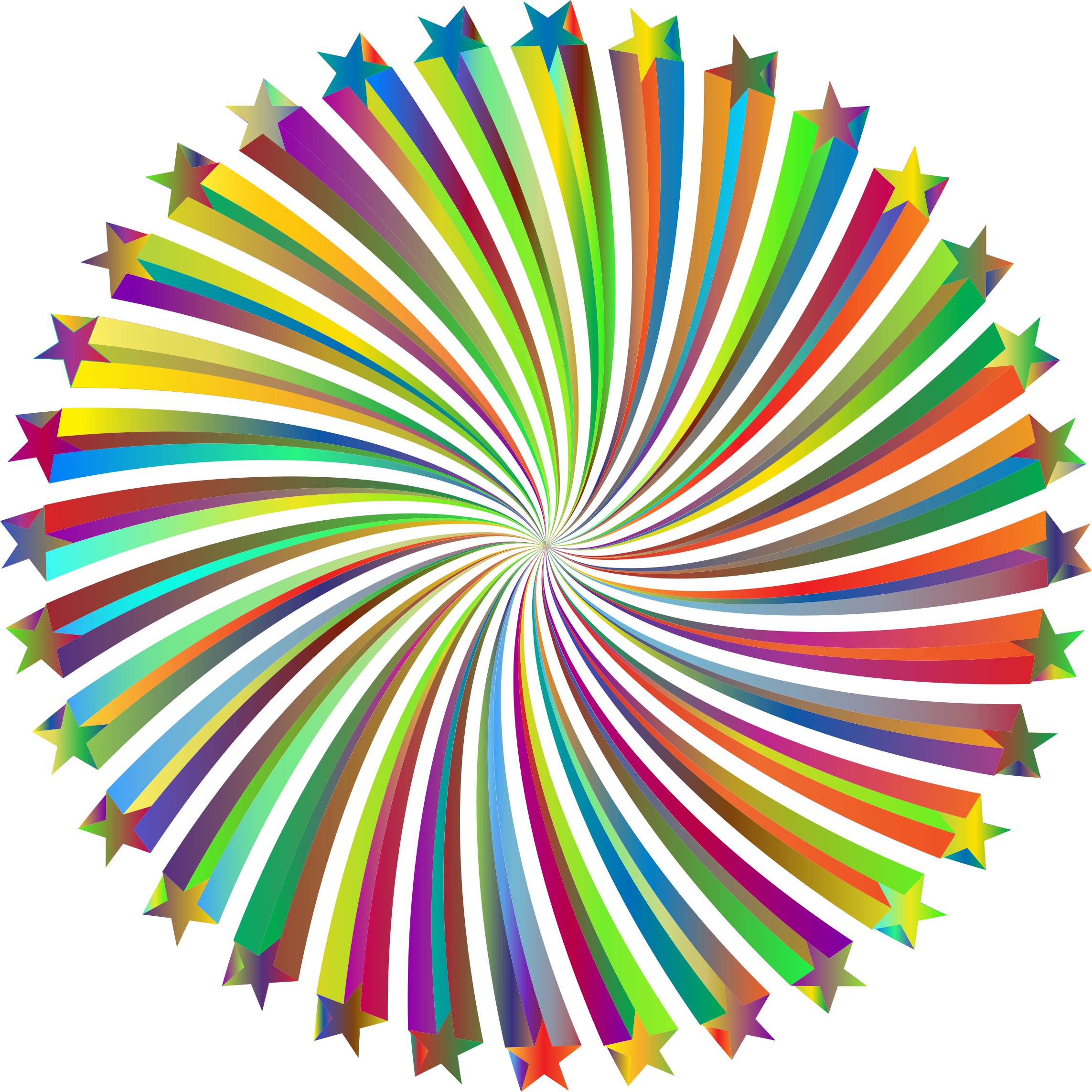 This Free Icons Png Design Of Prismatic Starburst Vortex (2286x2286), Png Download