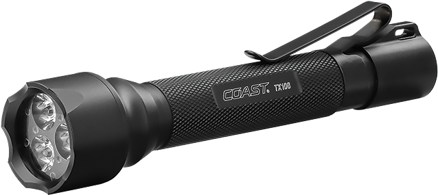 Coast Tx100 Led-taschenlampe Tri-color Inkl. 2x Aa (1007x566), Png Download