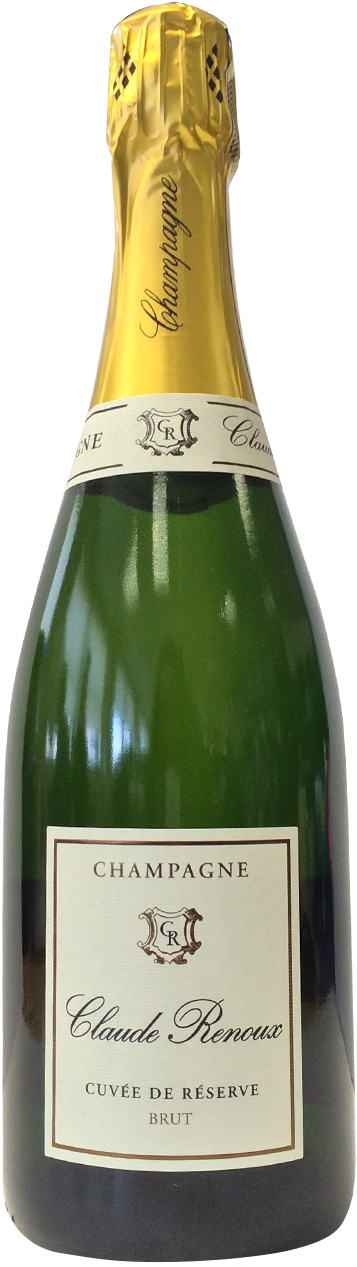 Claude Renoux Cuvée De Réserve Brut Nv Title= - Champagne Claude Renoux (381x1272), Png Download